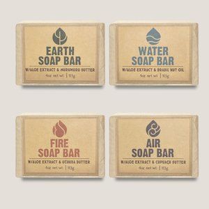 4 ELEMENTS INSPIRED SOAP BARS BUNDLE